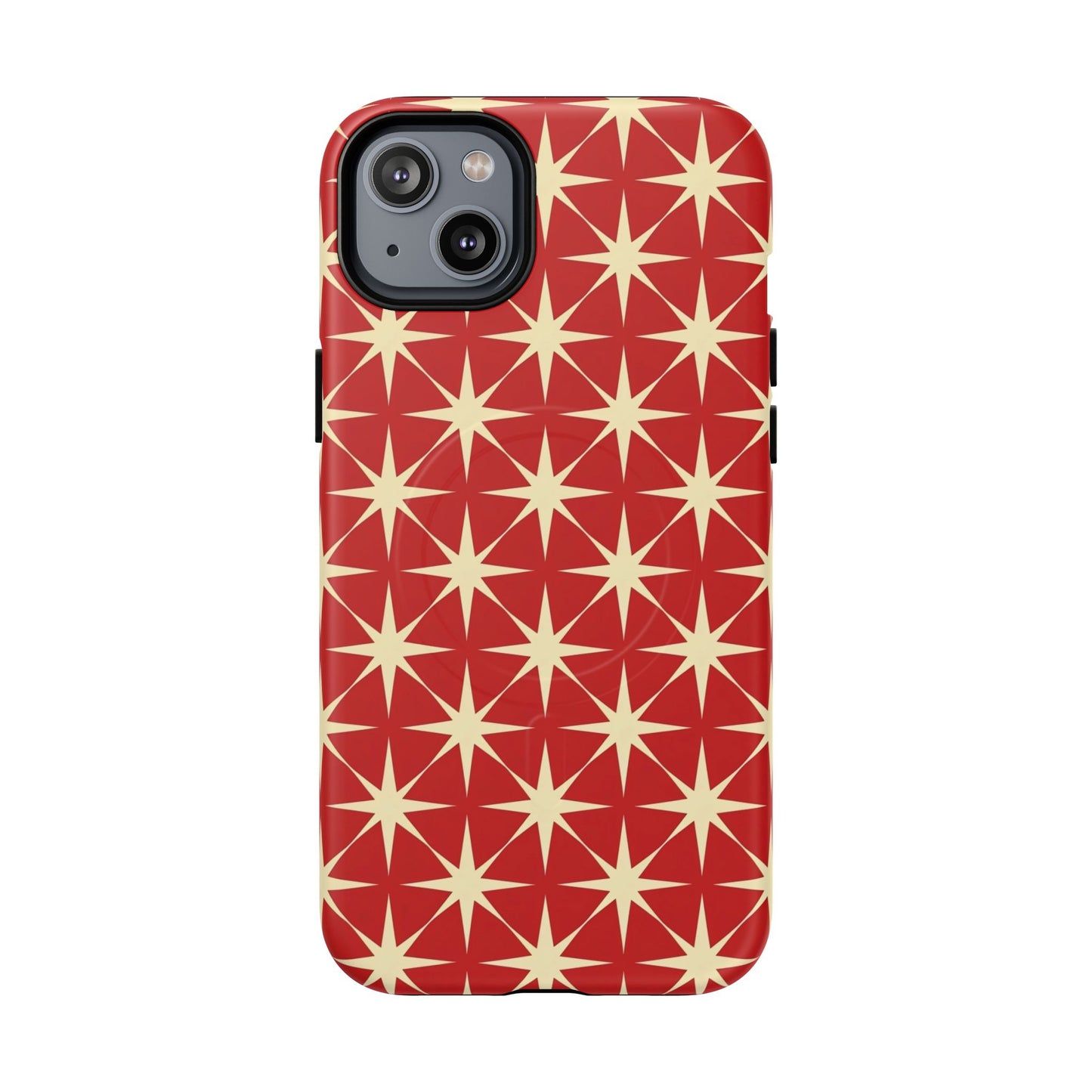 Crimson Star Tough Magnetic Phone Case