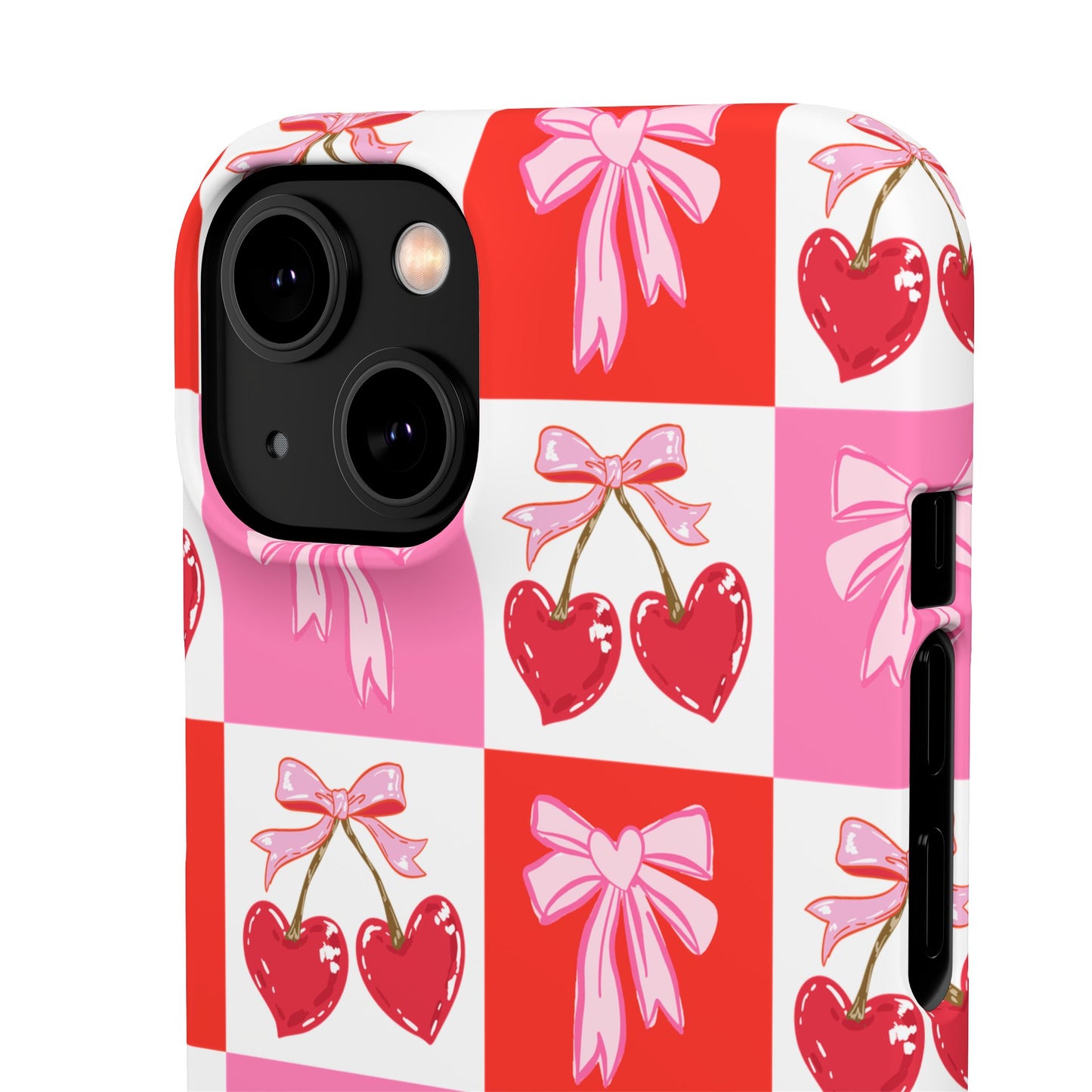 Sweet Pink Coquette Snap Case