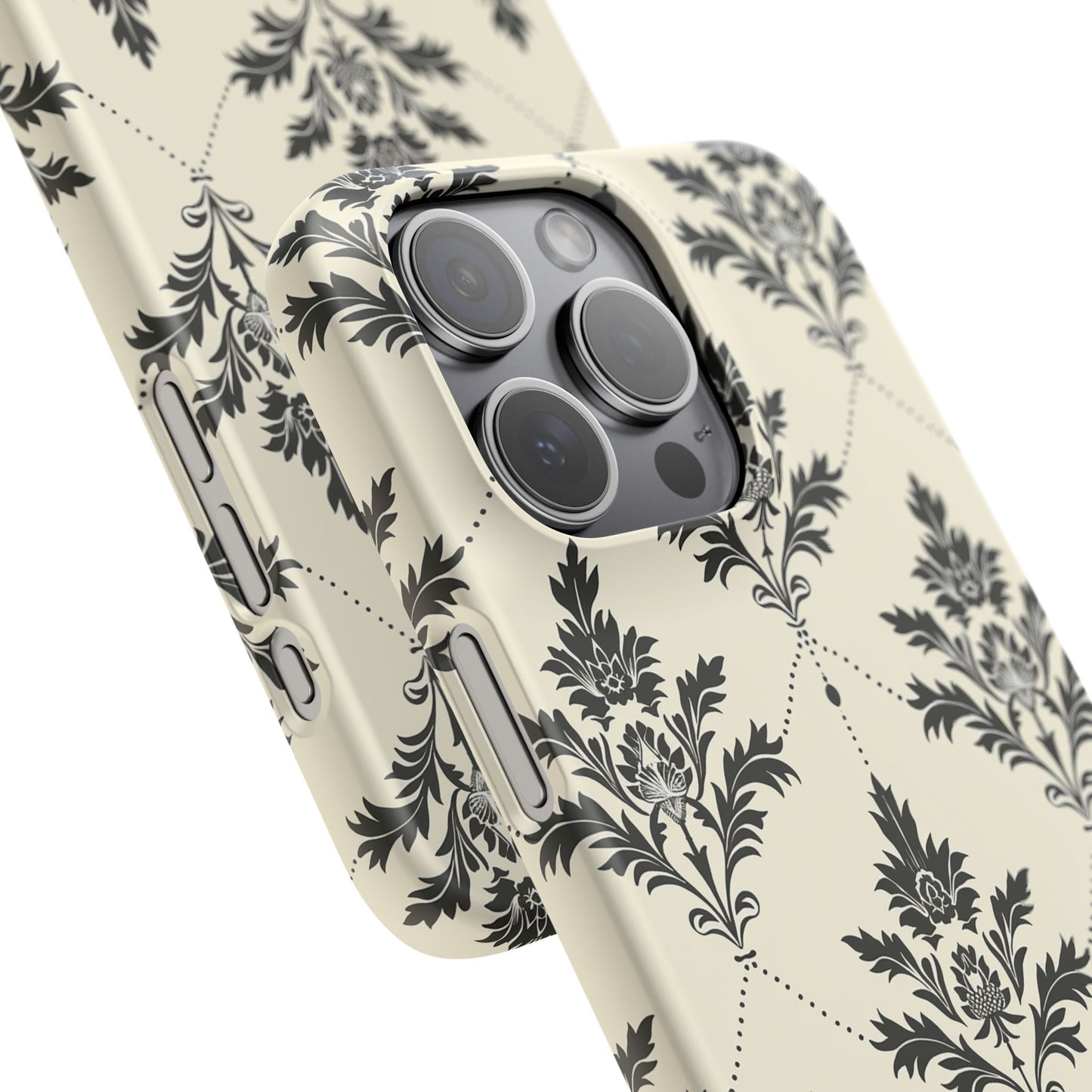 Midnight Damask Snap Case