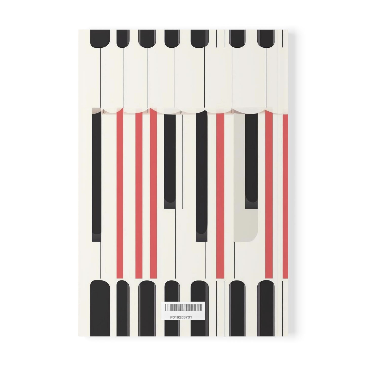 Treble Track - Piano Keys Softcover Notebook, A5