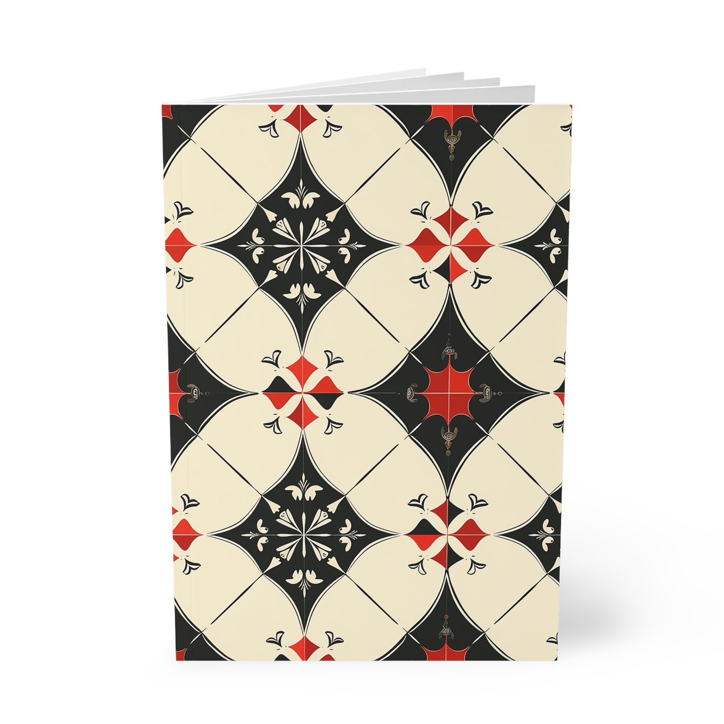Chapter Mosaic - Elegant Art Deco Softcover Notebook, A5