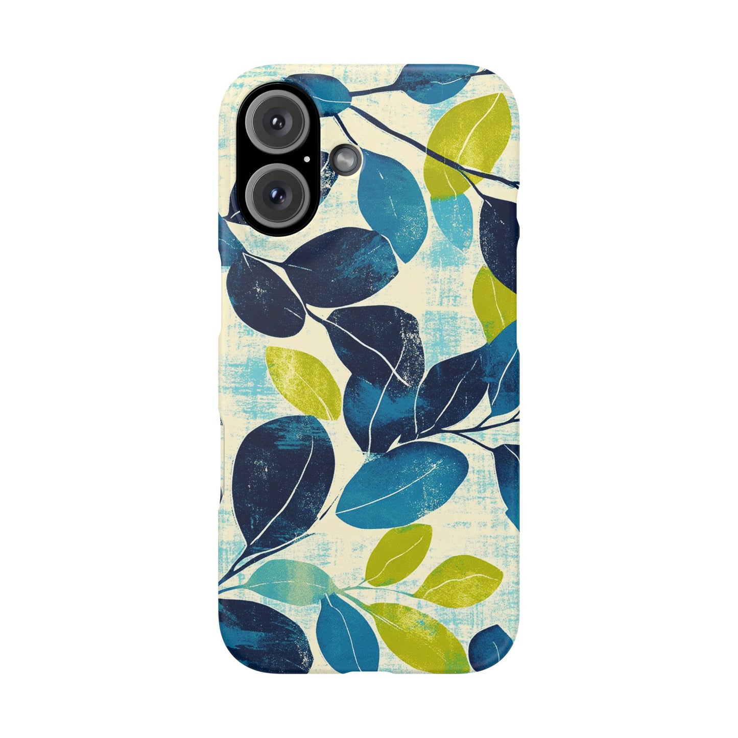 Retro Leaves Snap Phone Case