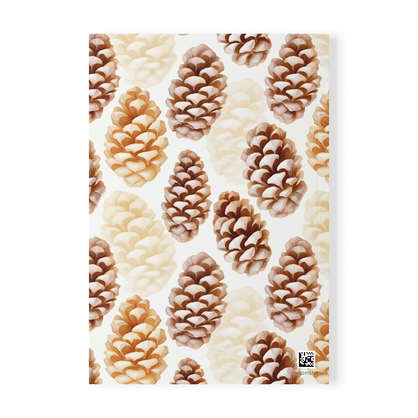 Whisper Cone – Notizbuch im Kiefernzapfen-Design, A5
