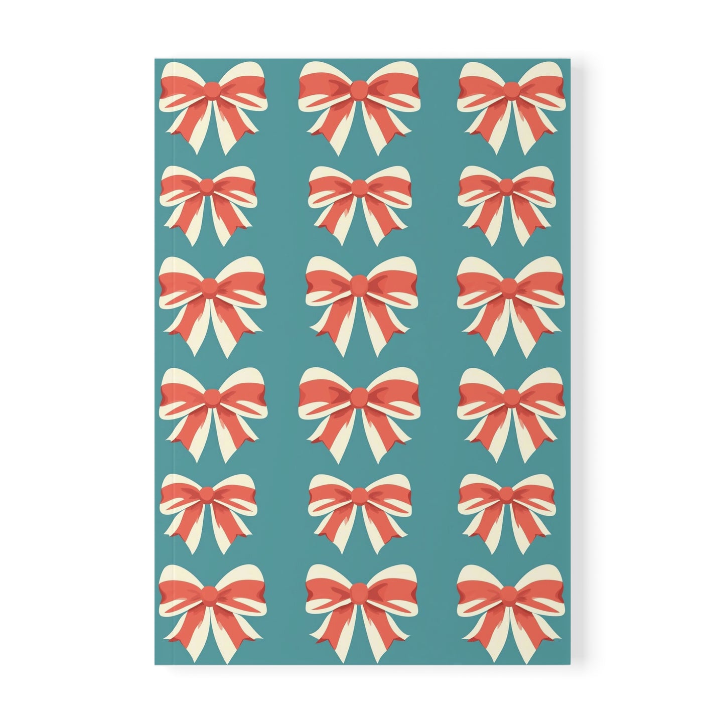 Bow Journey - Festive Bow Notebook: A5 Softcover Journal