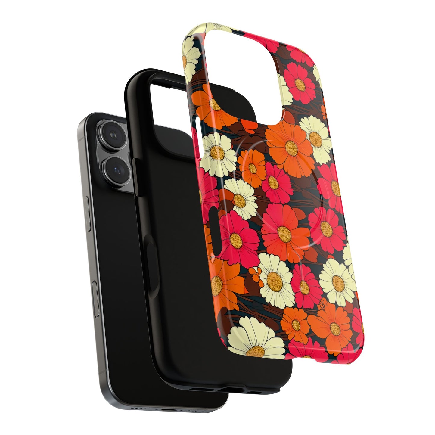 Flower Power Vintage Phone Tough Magnetic Case