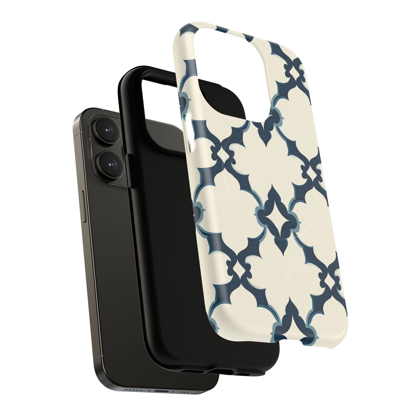 Midnight Quatrefoil Tough Magnetic Case