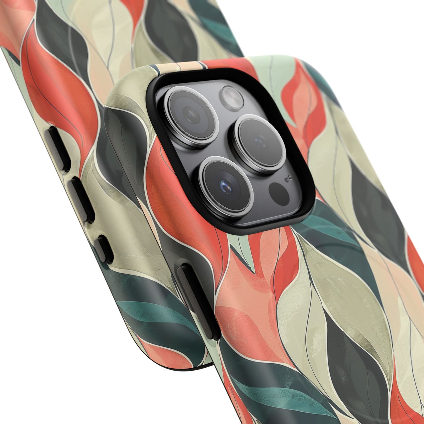 Soft Swirl Floral Tough Magnetic Case
