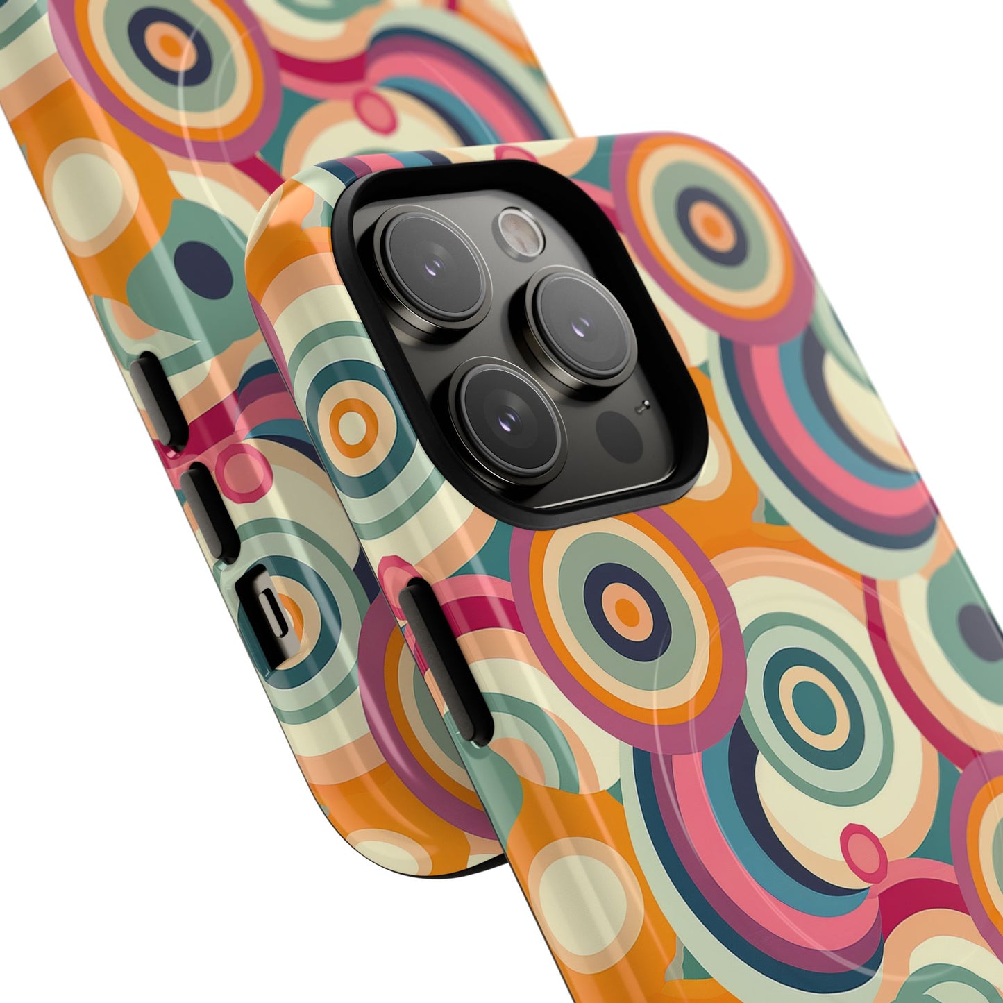 Retro Ripple Tough Magnetic Phone Case