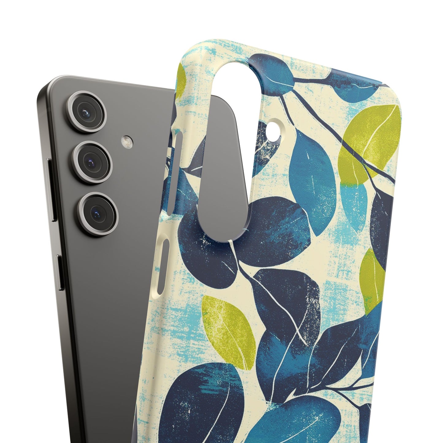 Retro Leaves Snap Phone Case