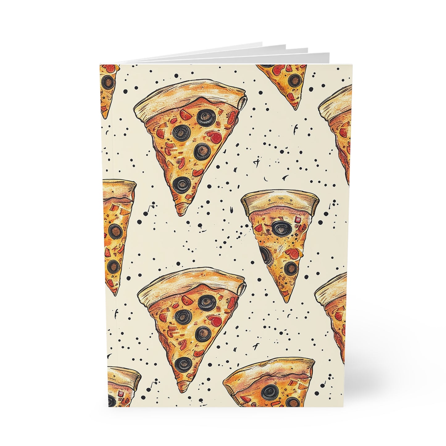 Have a slice - Pizza Lover's Softcover Notebook A5