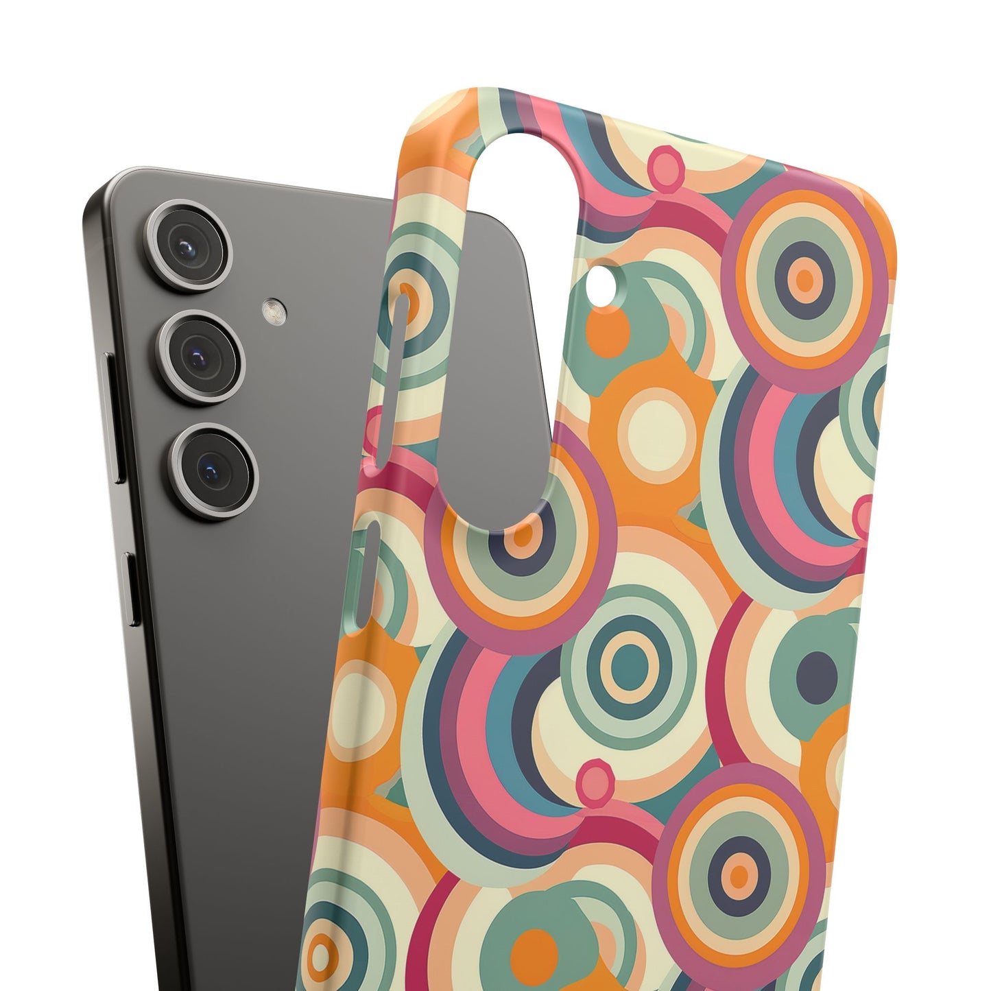 Retro Ripple Snap Case