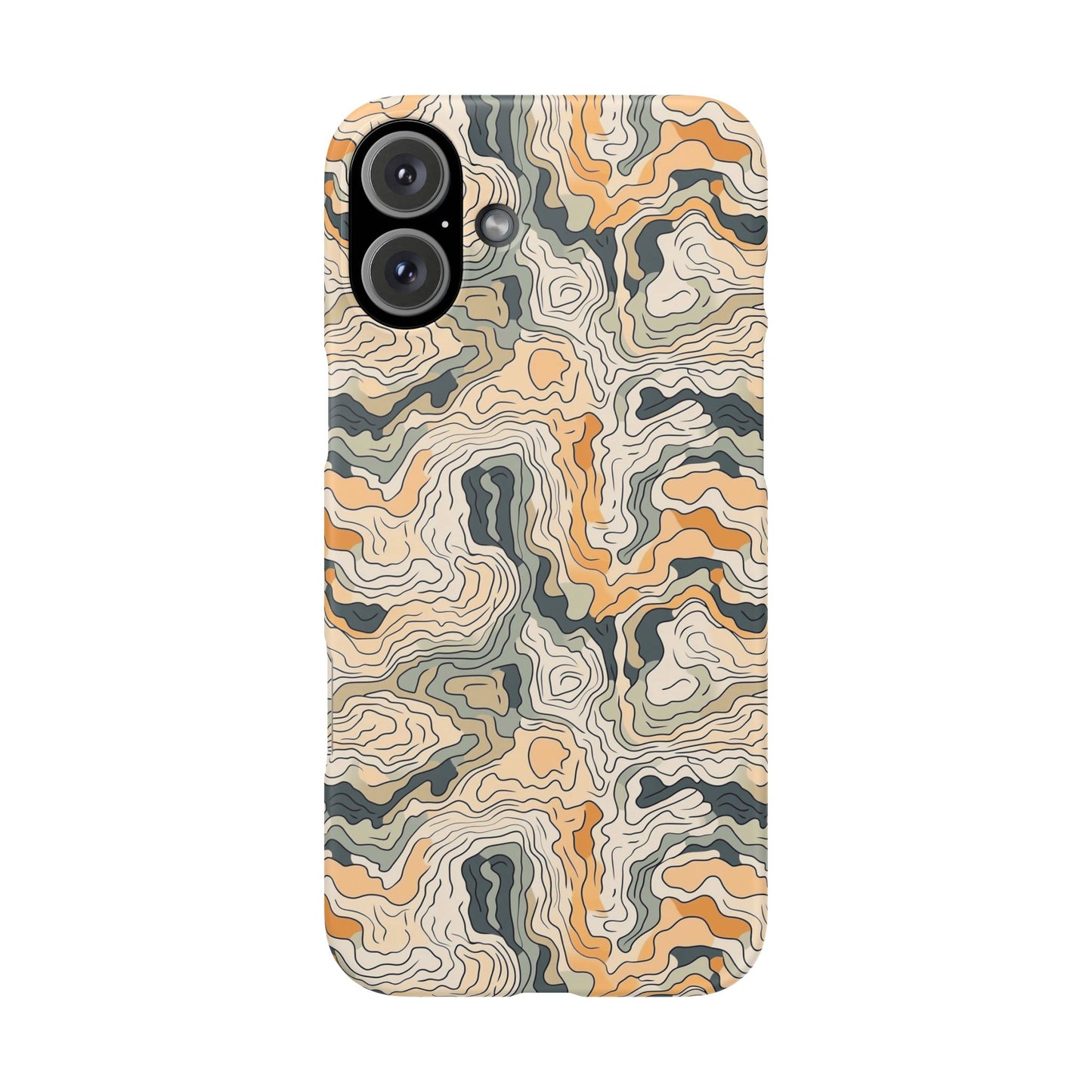 Earthy Abstract Snap Case