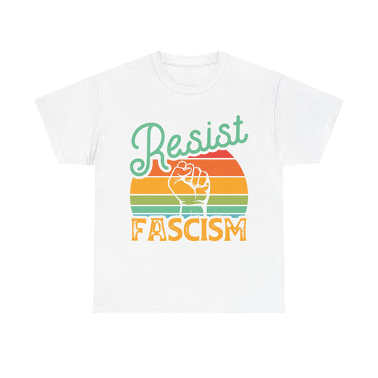Unisex Protest Tee - Resist Fascism Graphic Shirt