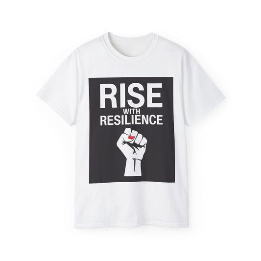 Rise with Resilience Empowerment Unisex Tee