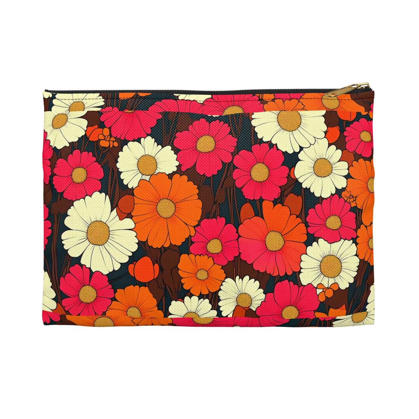 Retro Blooms Accessory Pouch