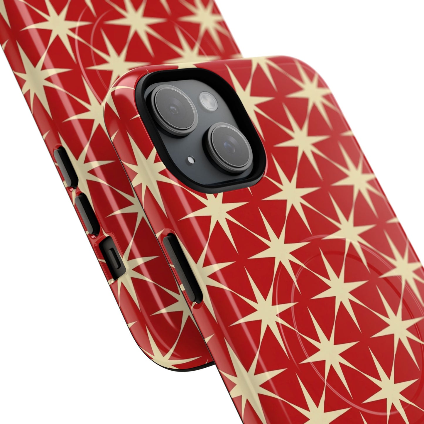 Crimson Star Tough Magnetic Phone Case