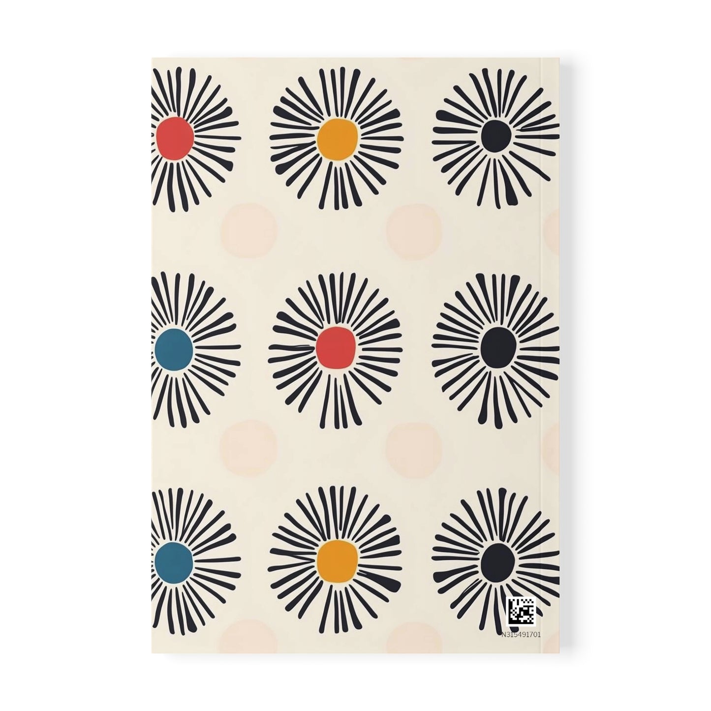Burstwise - Colorful Floral A5 Softcover Notebook
