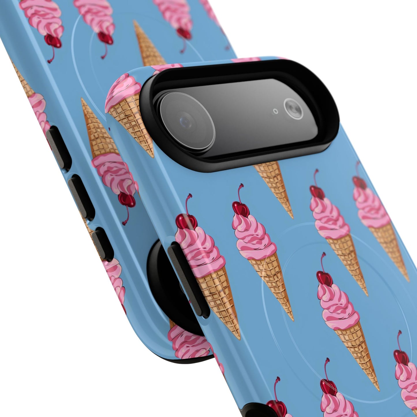 Cherry Swirl Tough Magnetic Phone Case