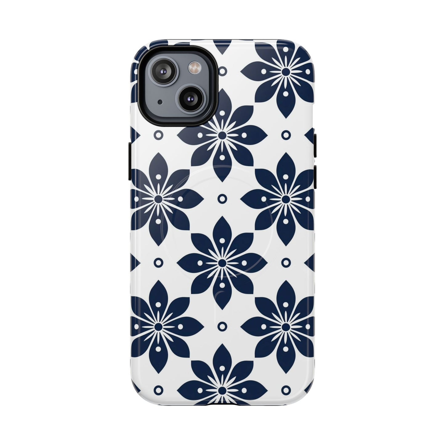 Azure Lattice Tough Magnetic Case