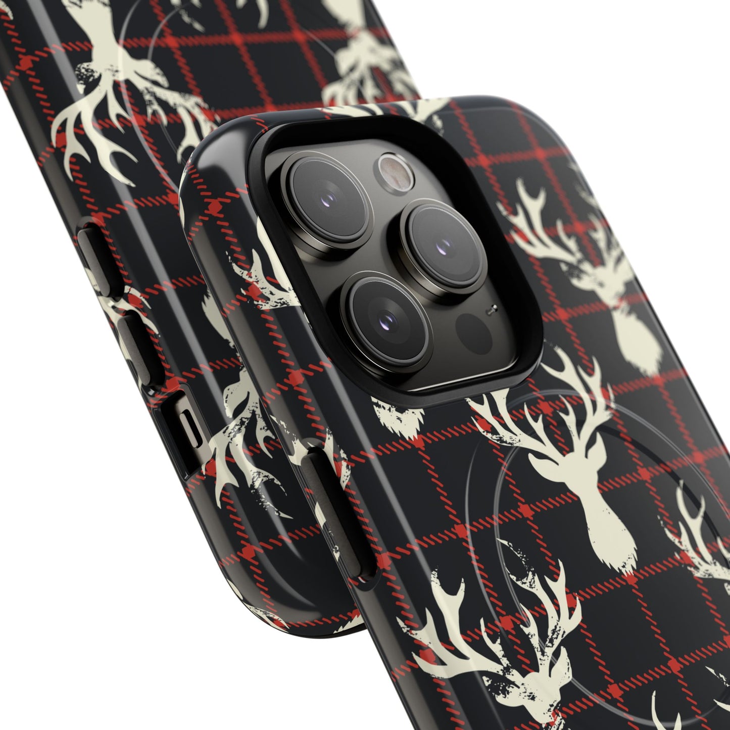 Stag Plaid Tough Magnetic Case
