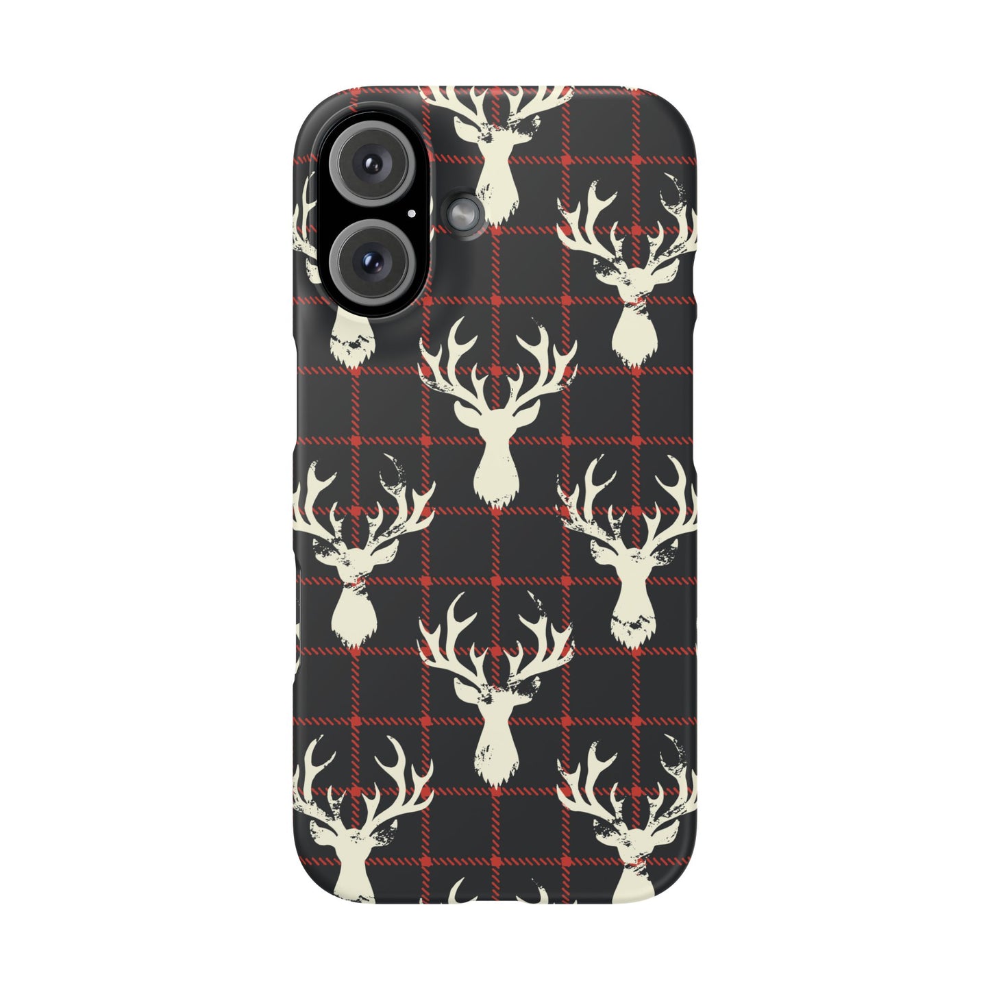 Stag Plaid Snap Case