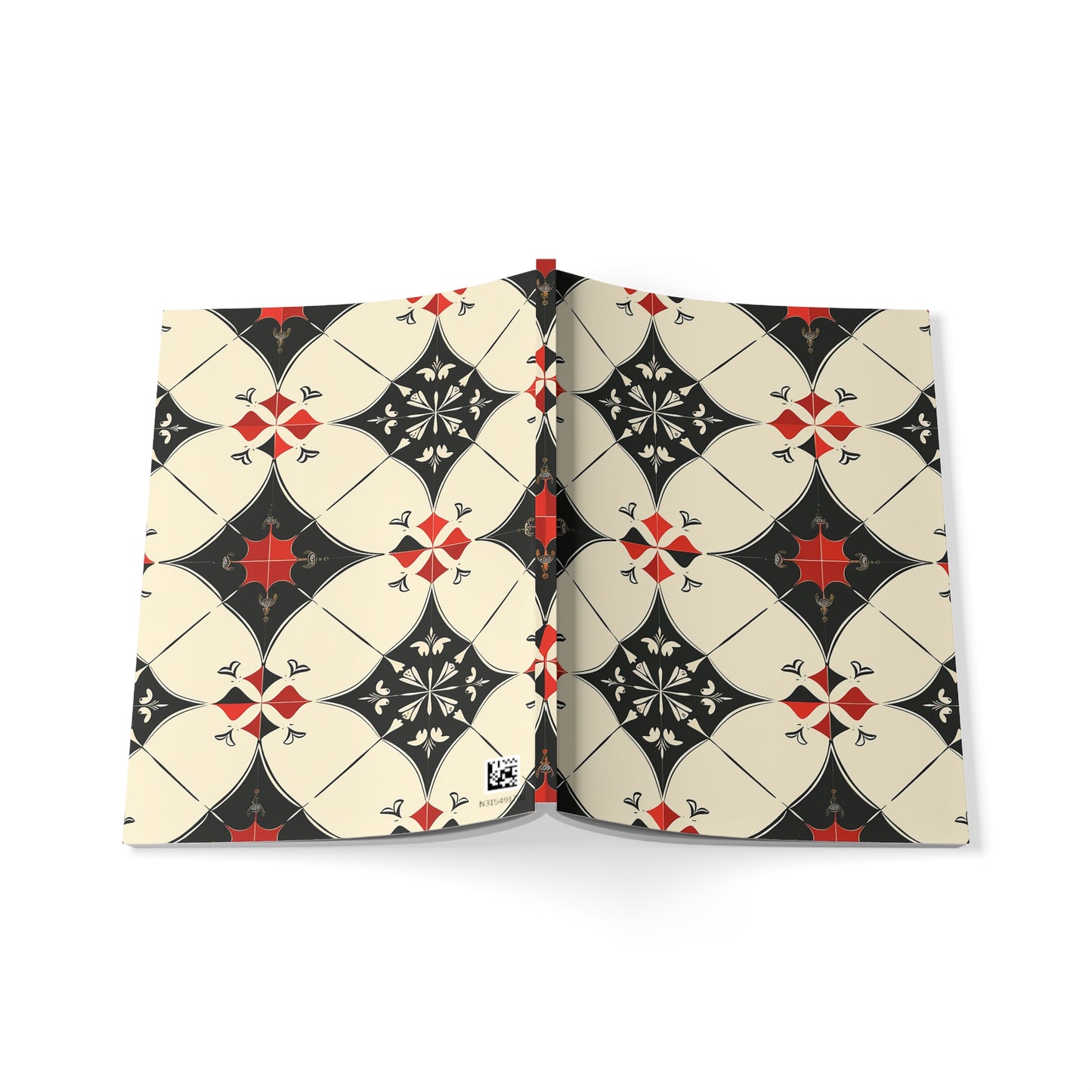 Chapter Mosaic - Elegant Art Deco Softcover Notebook, A5
