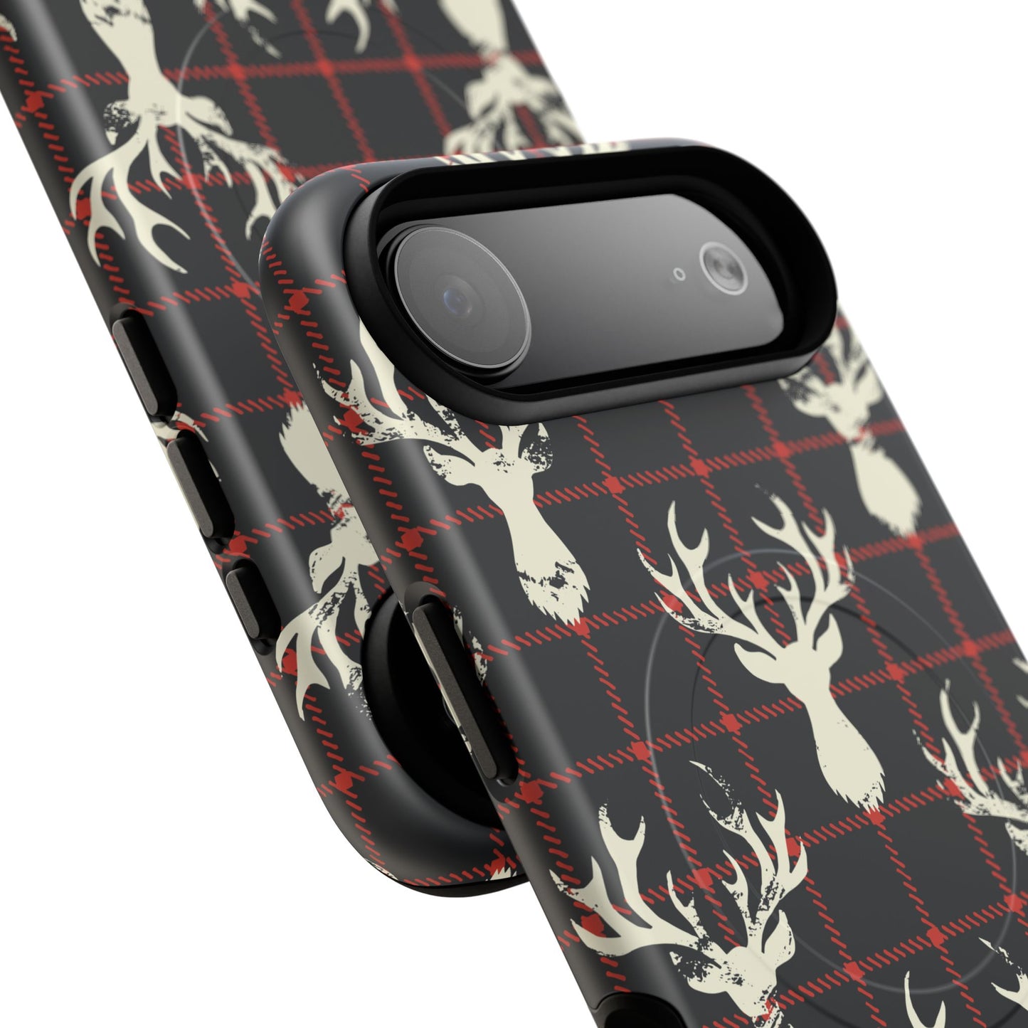 Stag Plaid Tough Magnetic Case