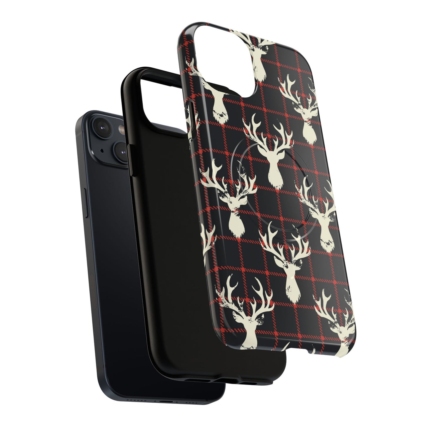 Stag Plaid Tough Magnetic Case