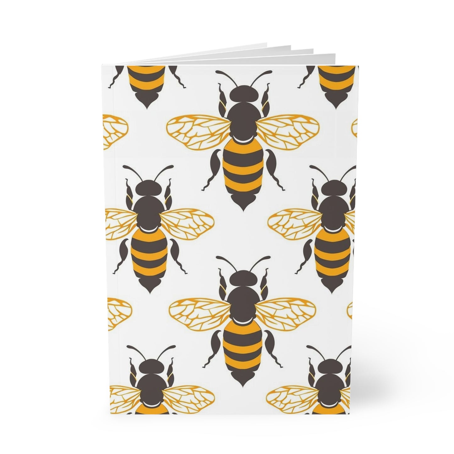 Buzzing Bees Bee-Themed Softcover Notebook A5