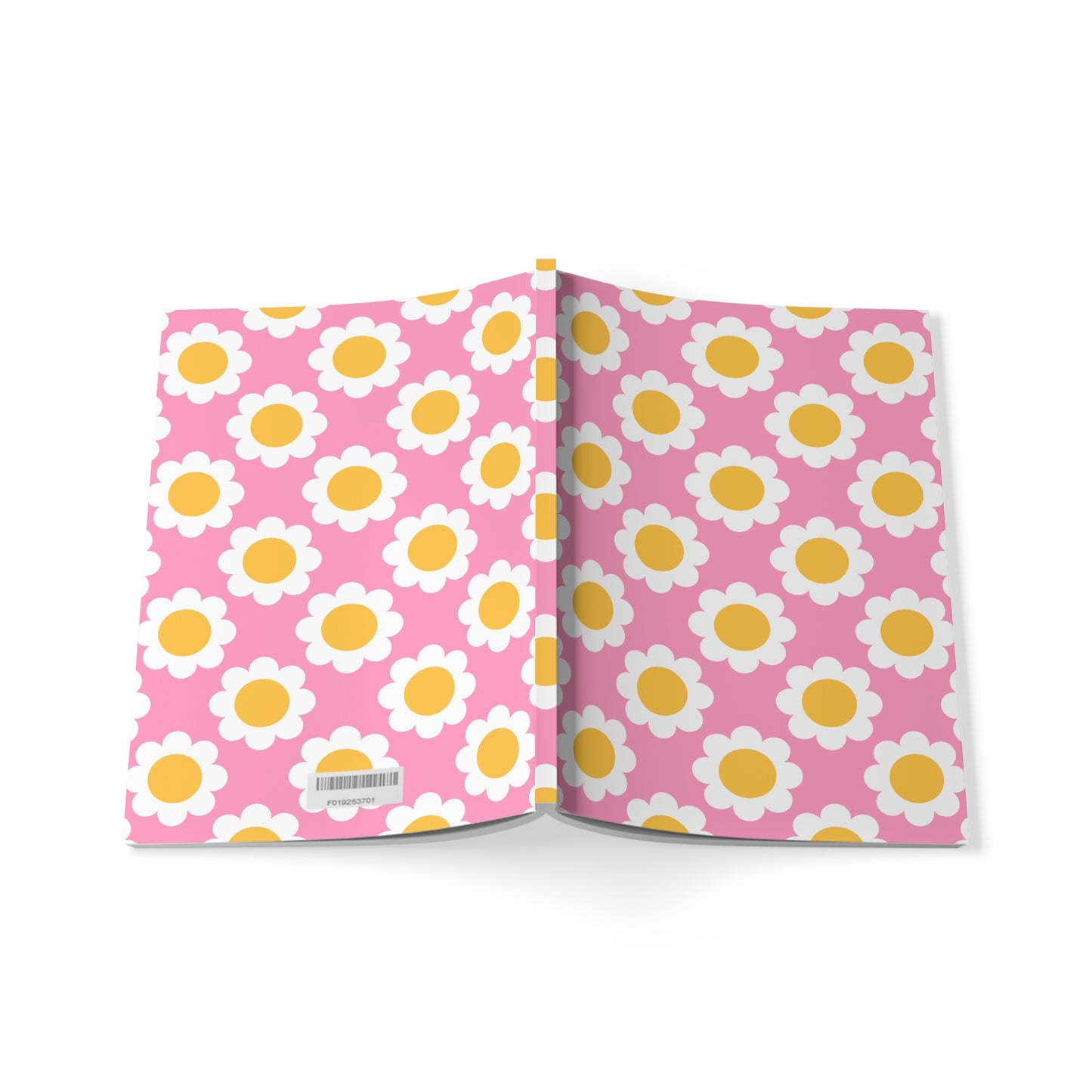 Sweet Daisy Patterned A5 Softcover Notebook