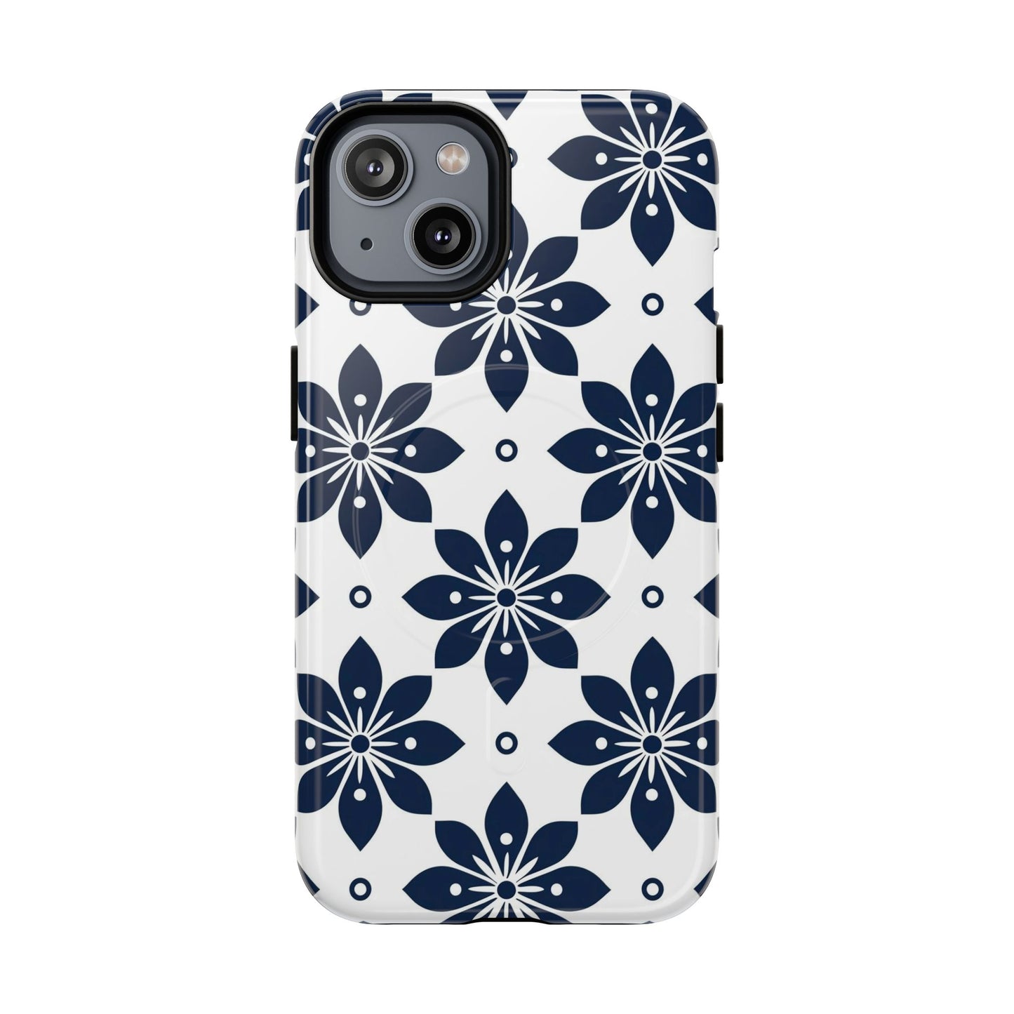 Azure Lattice Tough Magnetic Case