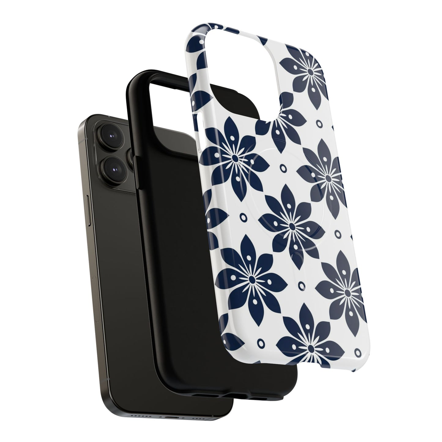 Azure Lattice Tough Magnetic Case