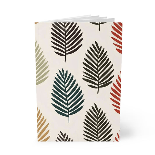 Bohemian Leaves Softcover Notebook A5